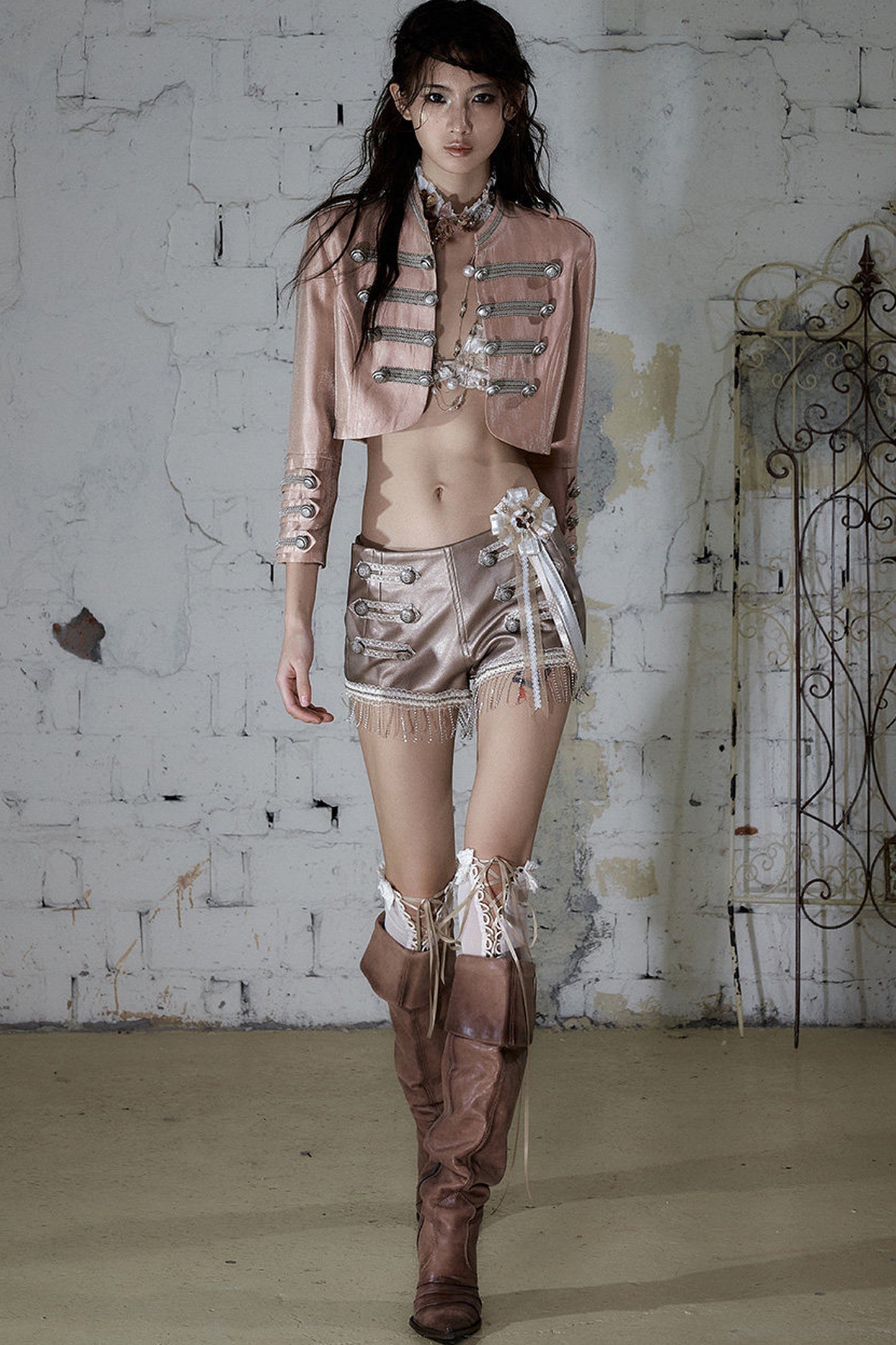 Punk Knight Leather Shorts