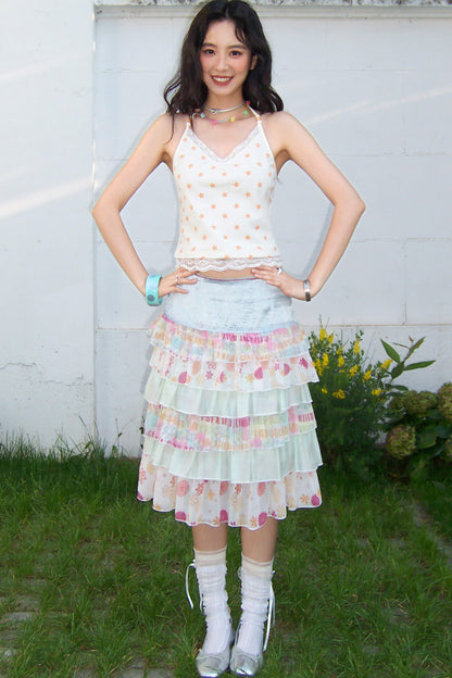 Star Candy Lace Camisole