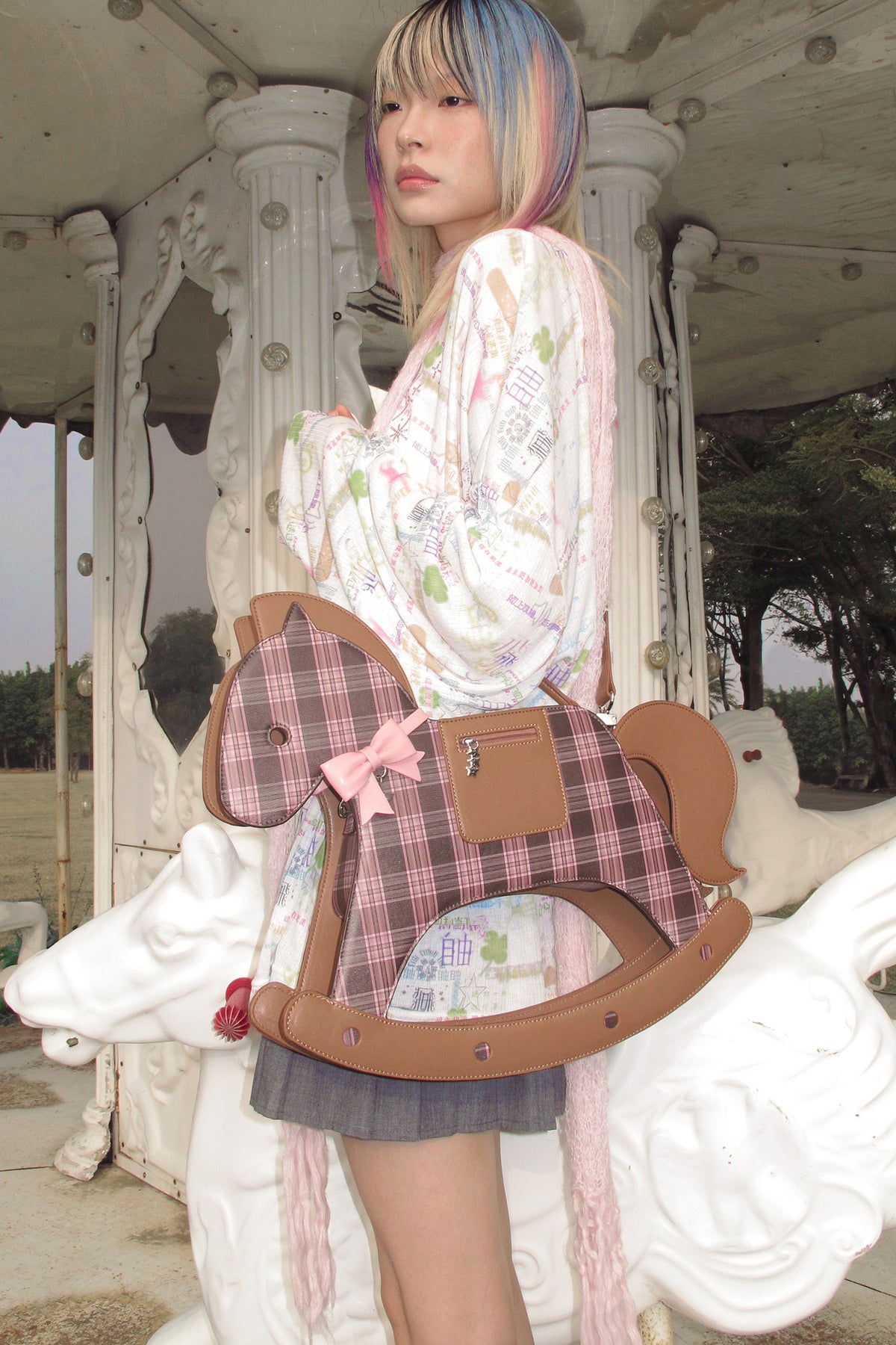 Rocking Horse Crossbody Handheld Bag