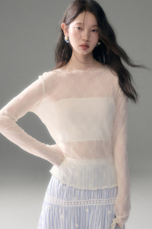Echo of the Wind Lace Top