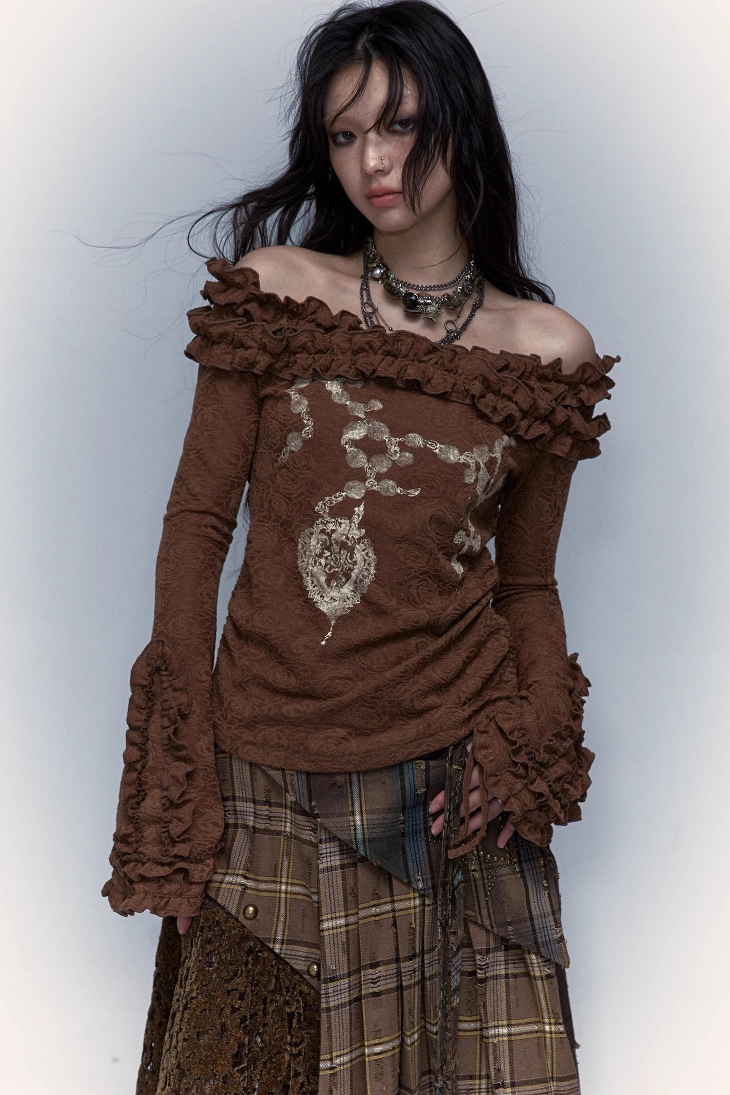 Retro Reversible Knit Top