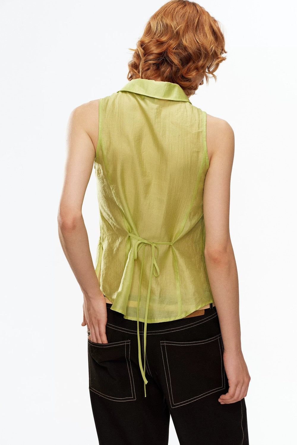 Fruit Green Lace Vest