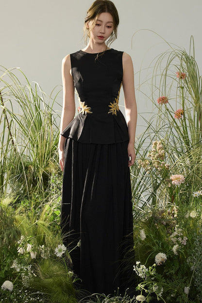 Golden Bamboo Sleeveless Top