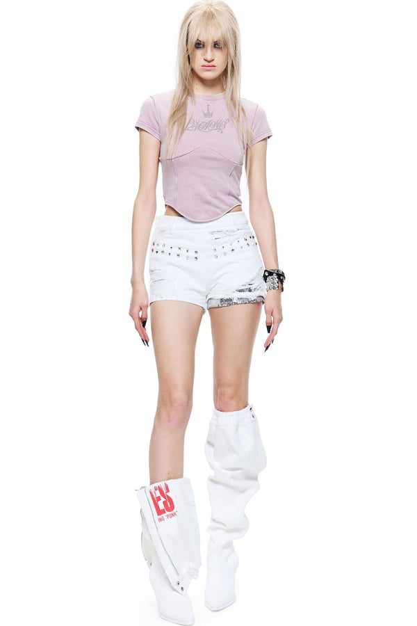 Millennium Punk Rhinestone Blouse