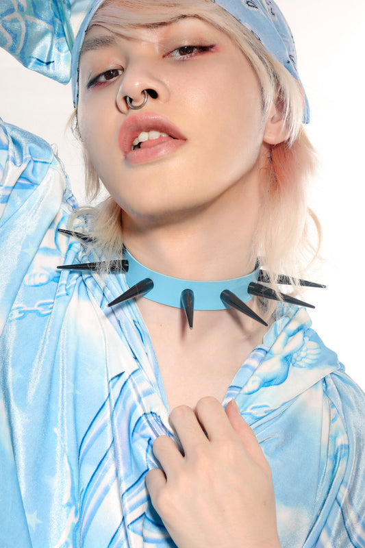 Colorful Rivet Choker
