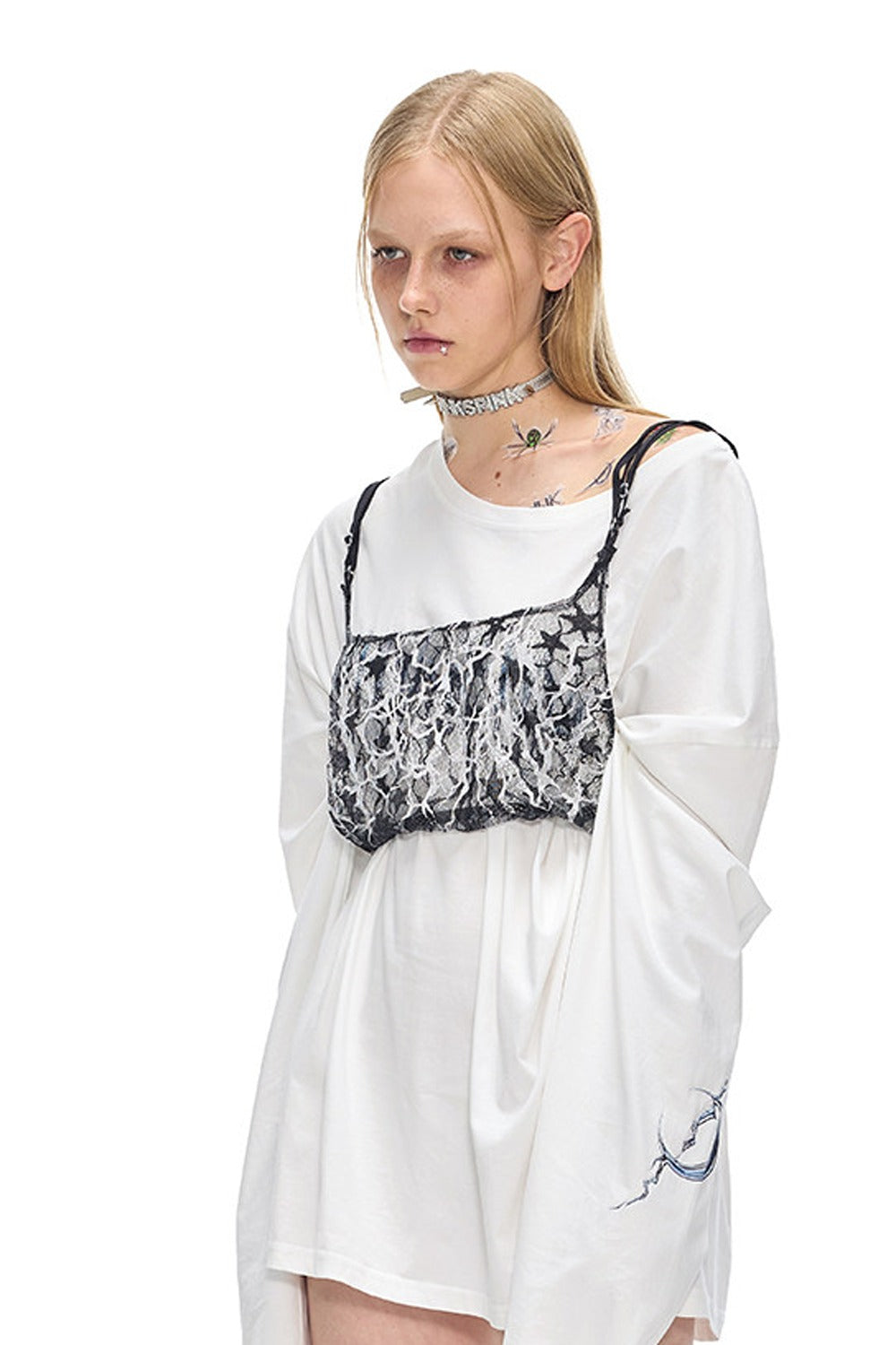 Punk-T-Shirt im Light-Subkulturstil
