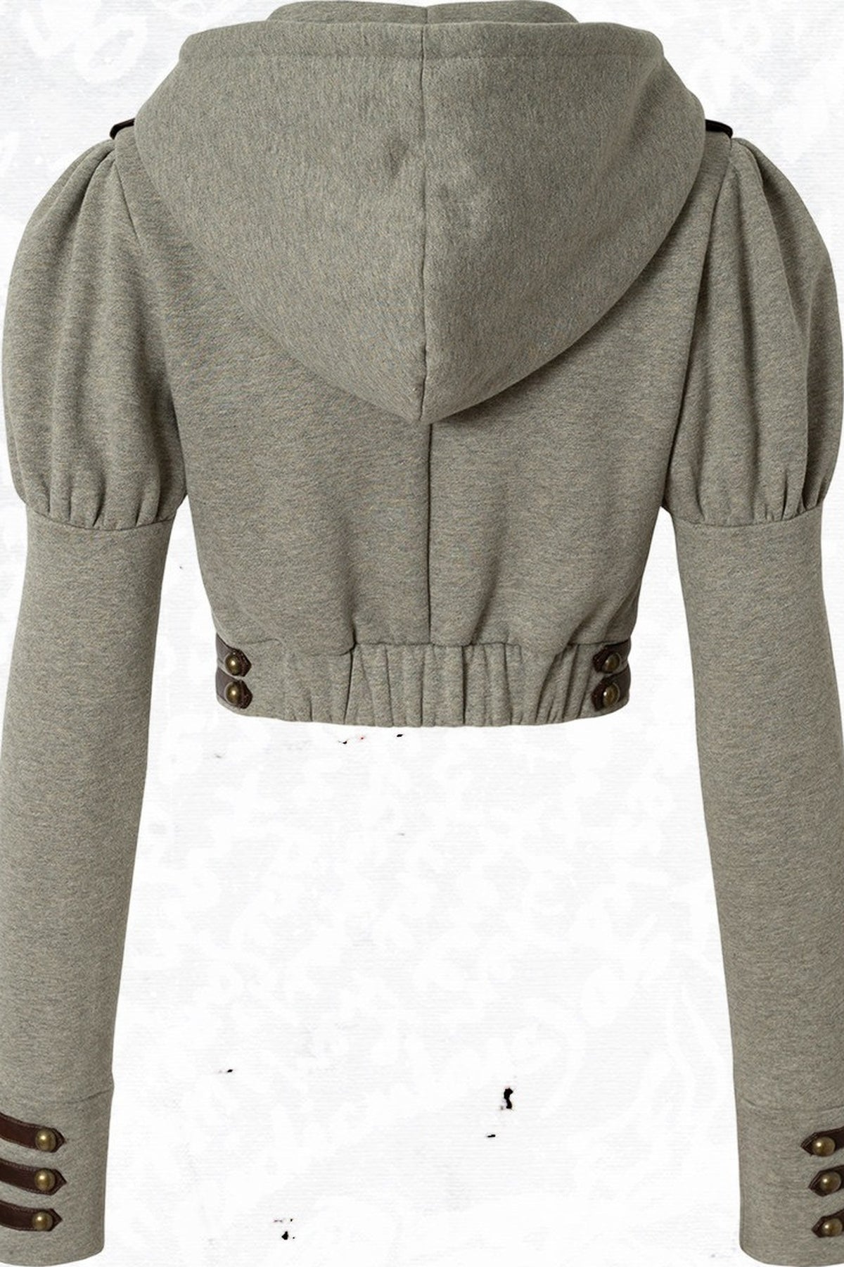 Napoleon Hooded Puff-Sleeve Sweatshirt