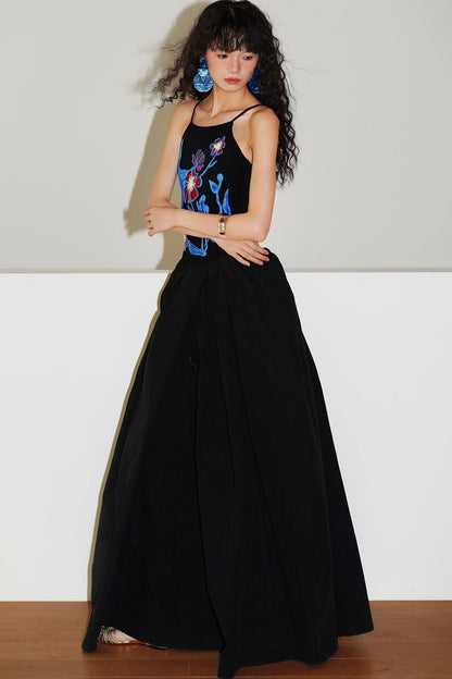 3D Embroidered Vacation Dress