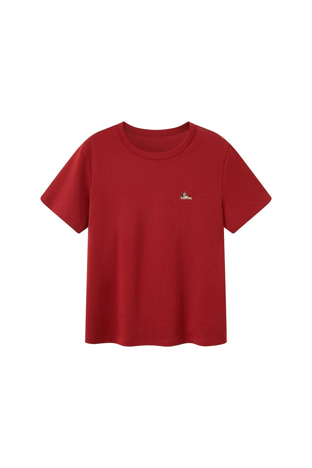 Loose Cotton Round Neck Top