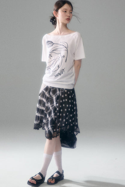 Summer Sequin Two-Way Wear Skirt