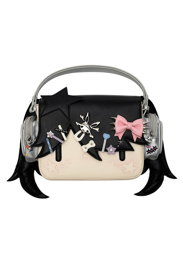 Girl Headphones Handbag Crossbody Shoulder