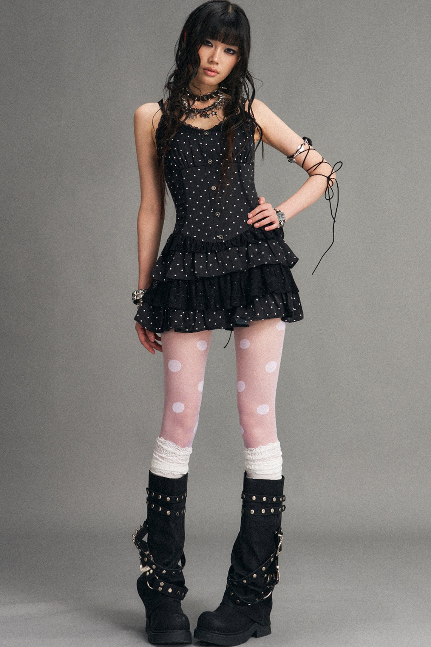 Retro Polka Dot Dress