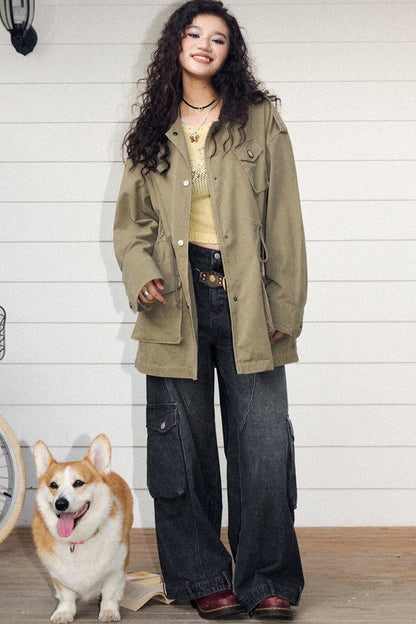 Cotton Washed Workwear Jacket