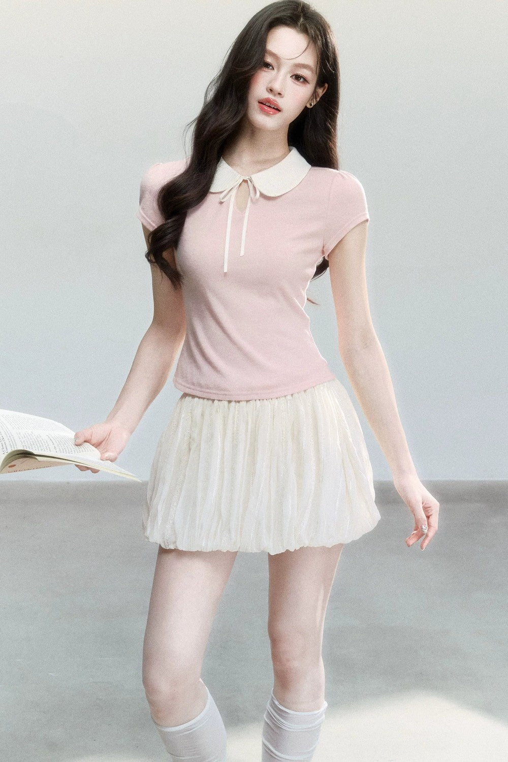 Poetry Doll Collar T-Shirt