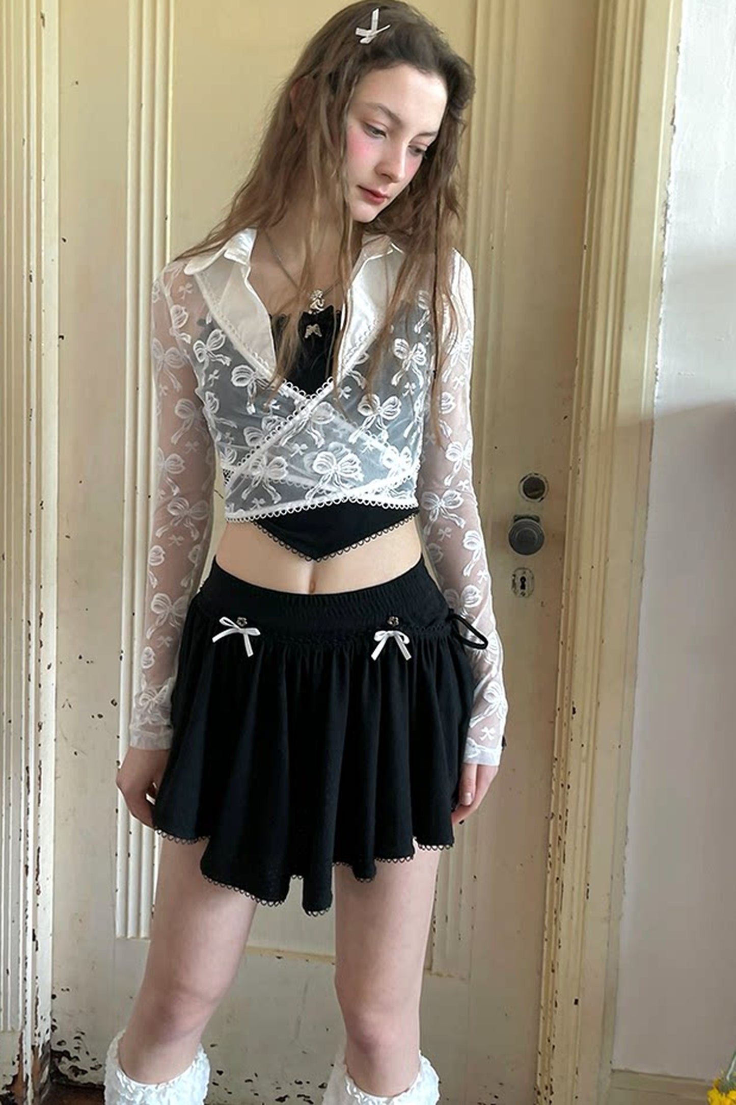 Angel's Tears Jacquard Ballet Top