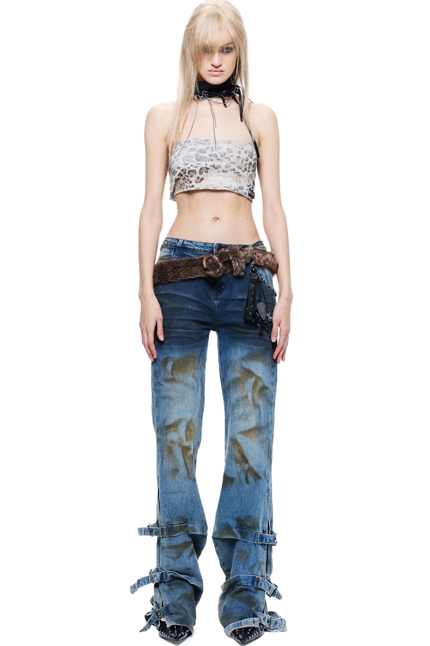 Mottled Gradient Tube Top
