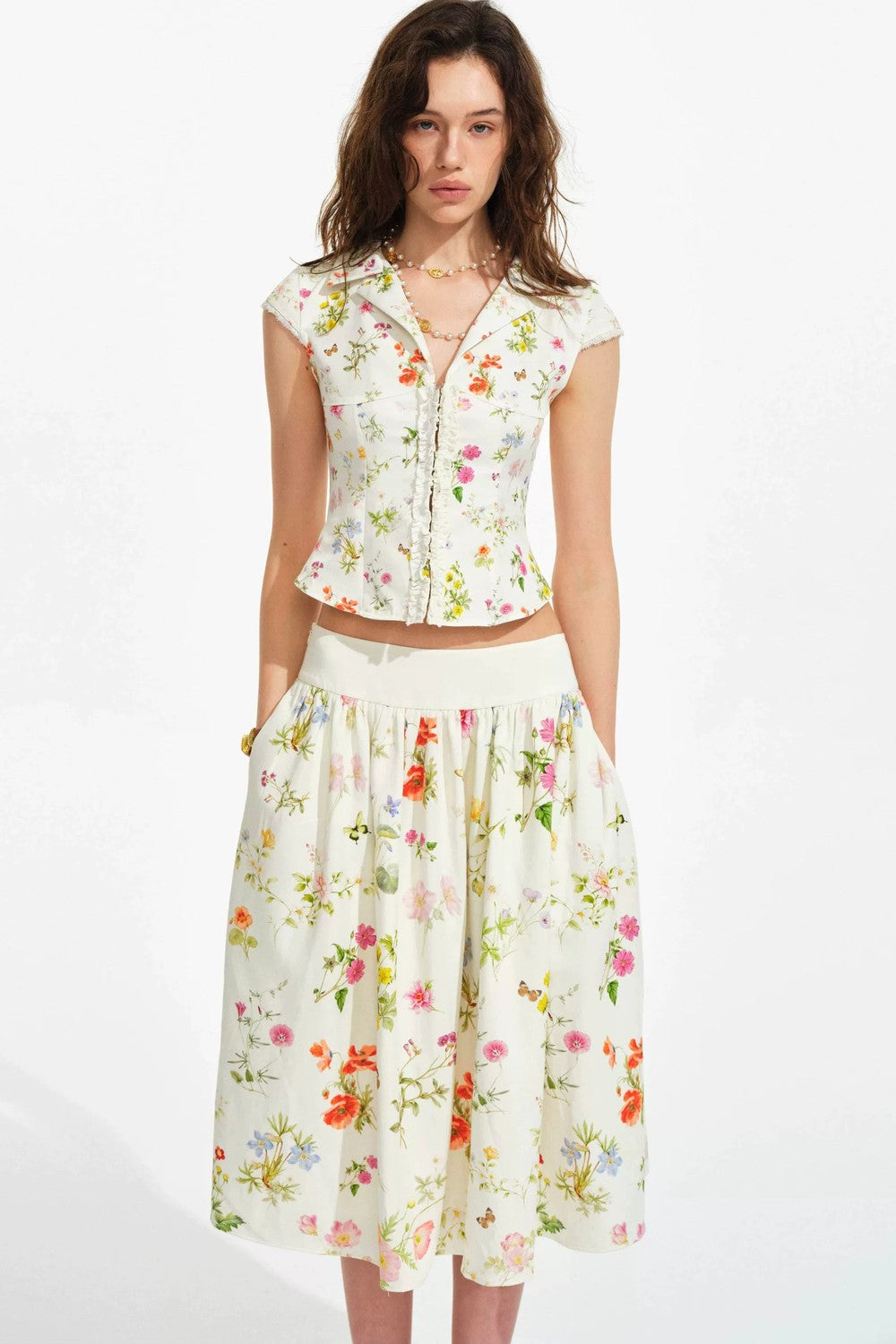 Retro Floral Hand-Painted Set-Up
