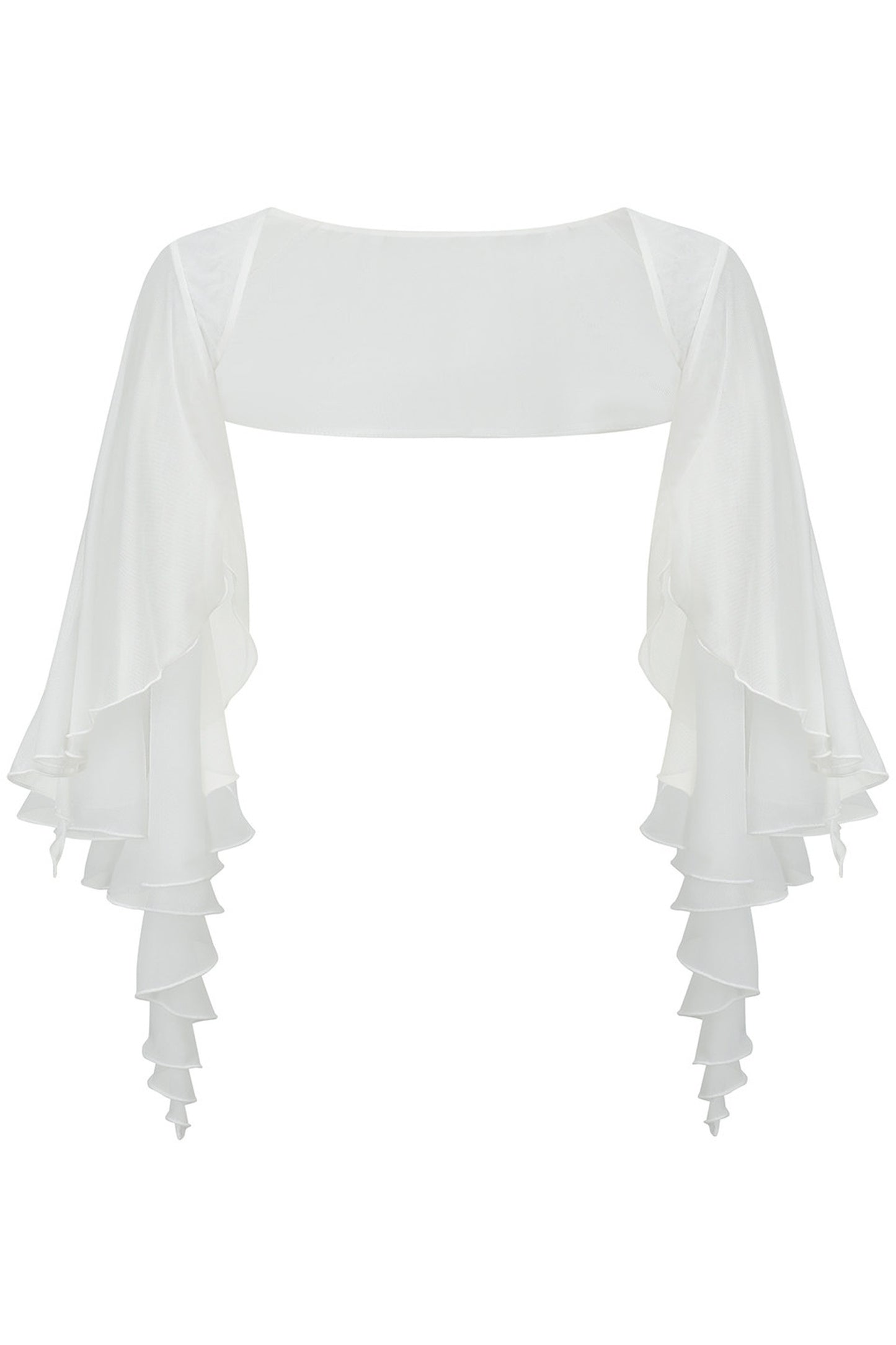 Little Swan Floral Fishtail Dress Shawl Set-Up