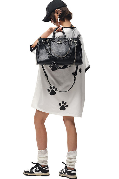 Handtasche mit mehreren Fächern