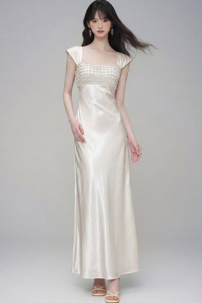Moonlight Satin Evening Dress