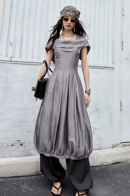 Striped Modern Retro Lantern Pants