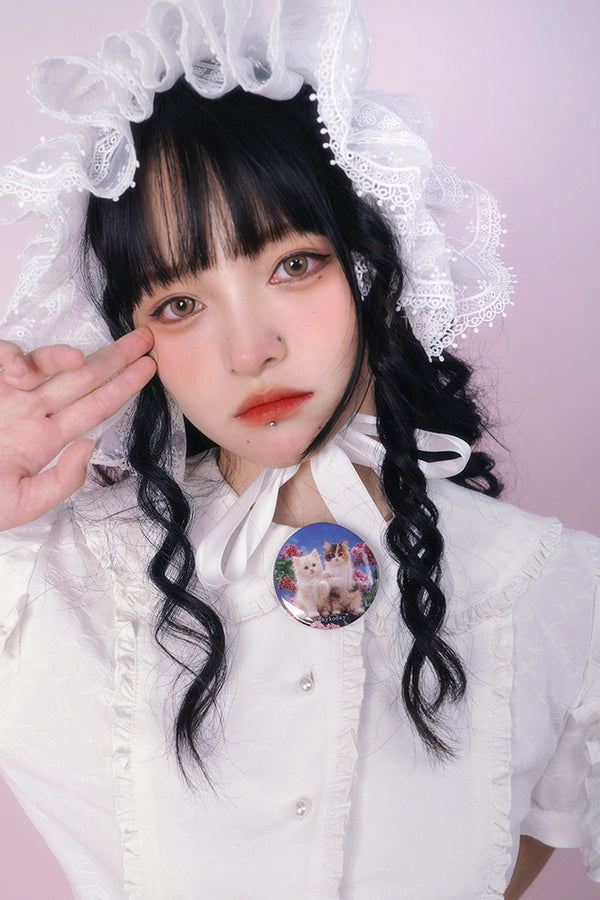 Bow Angel Heart Brooch