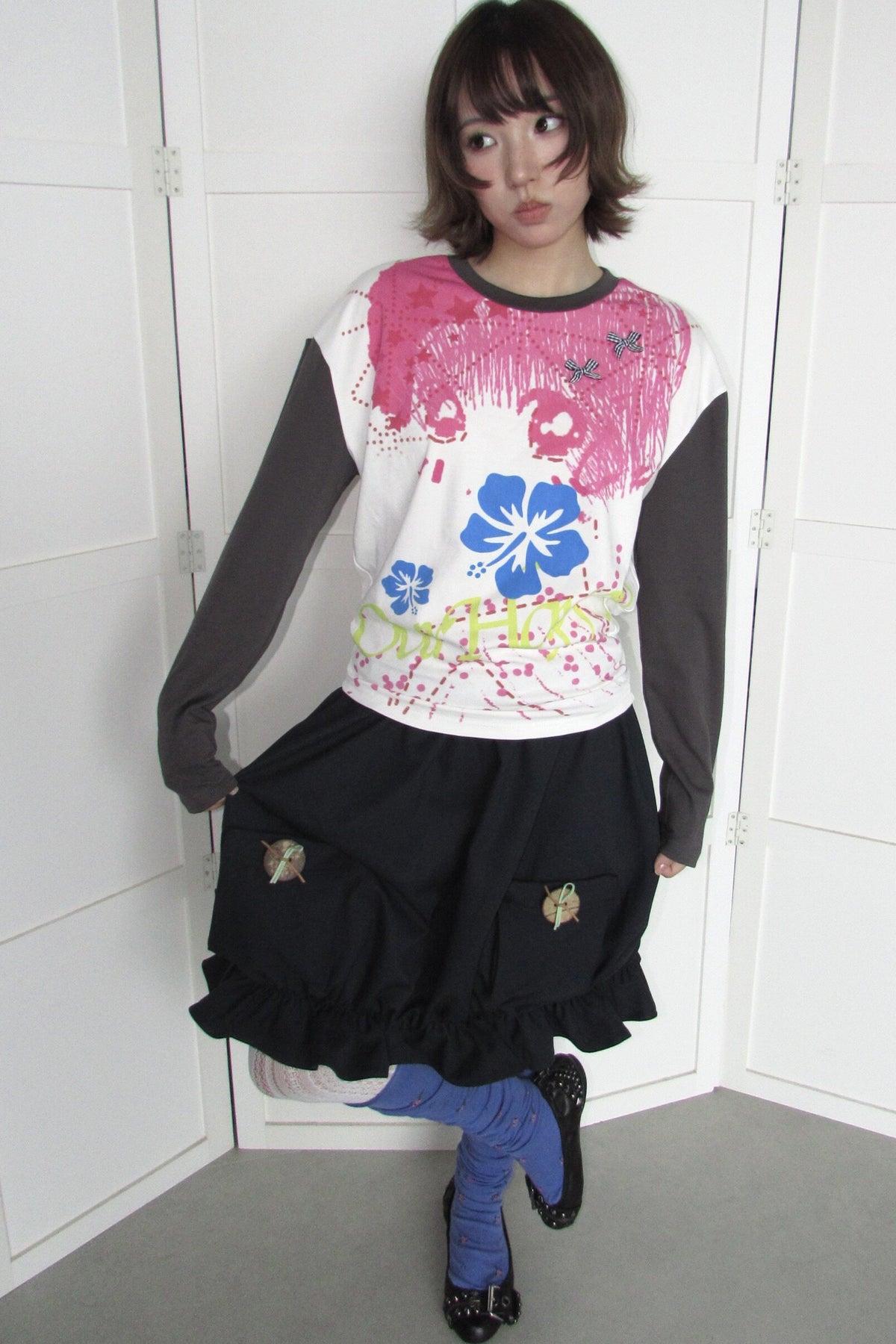 Print Long Sleeve Top