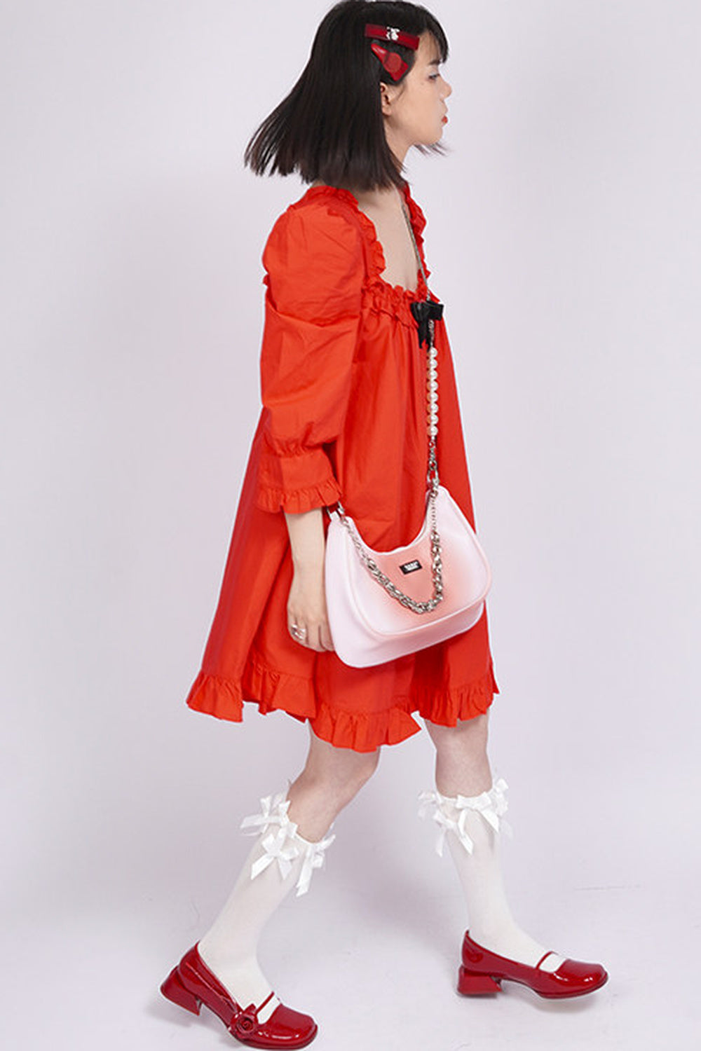 Macaron Graffiti Crossbody Bag