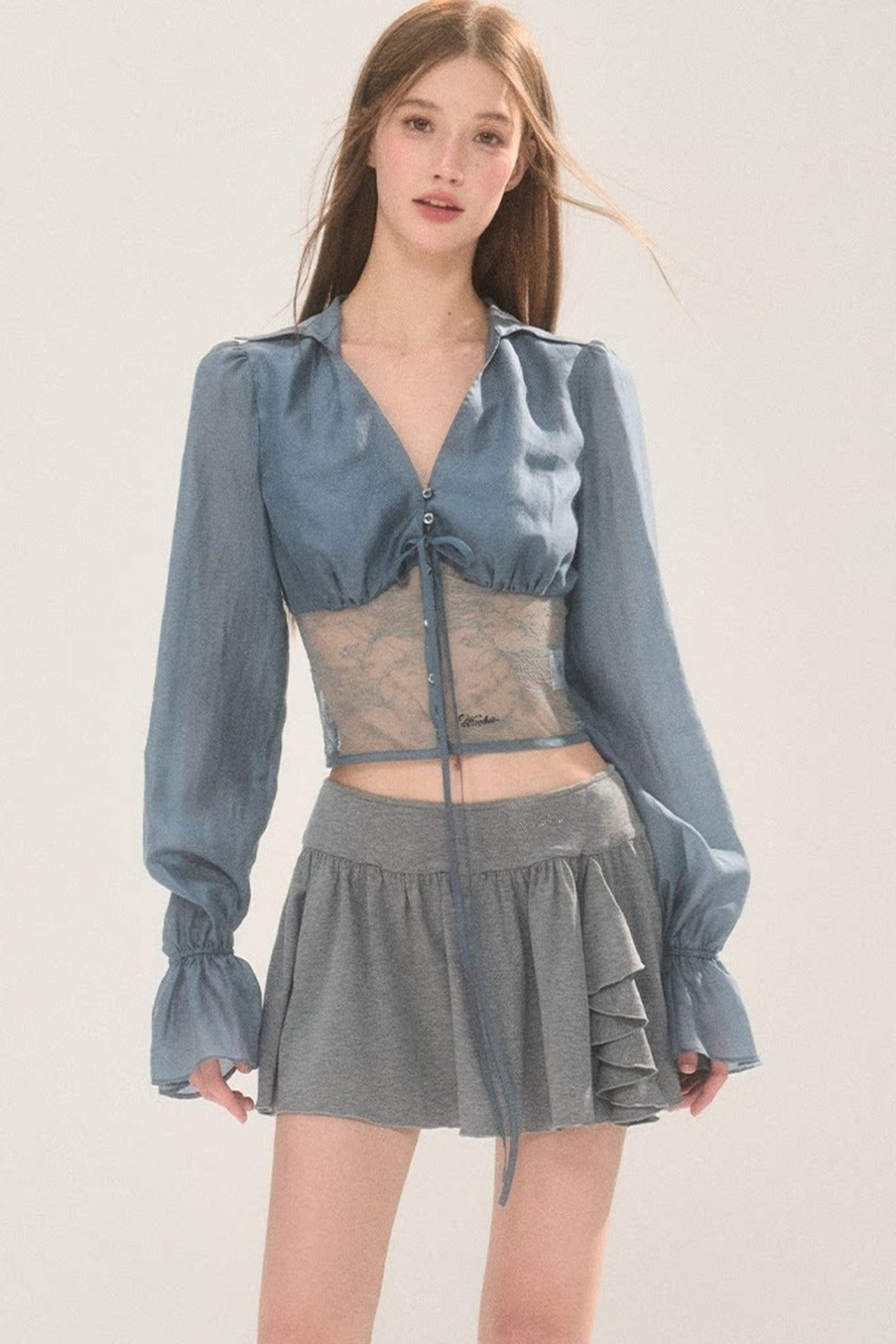 Flowy Bowknot Skirt