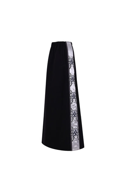 Y2K A-Line Midi Skirt