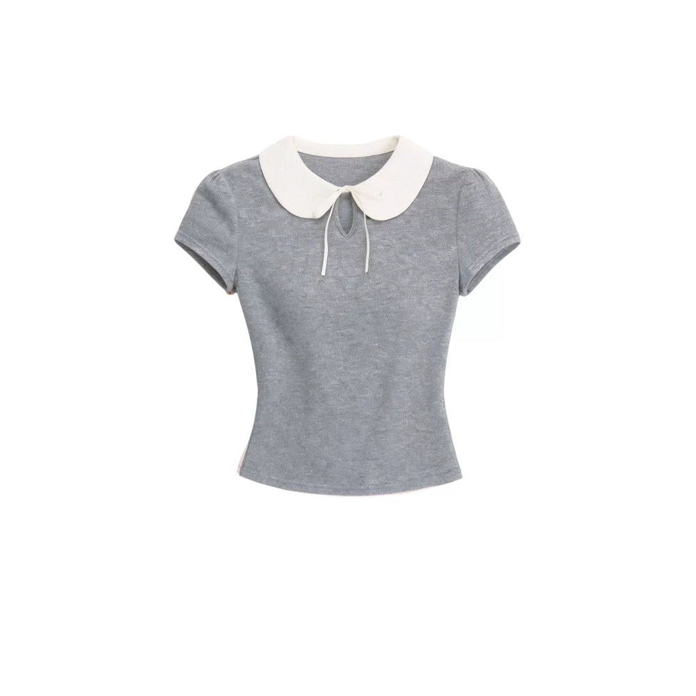 Poetry Doll Collar T-Shirt