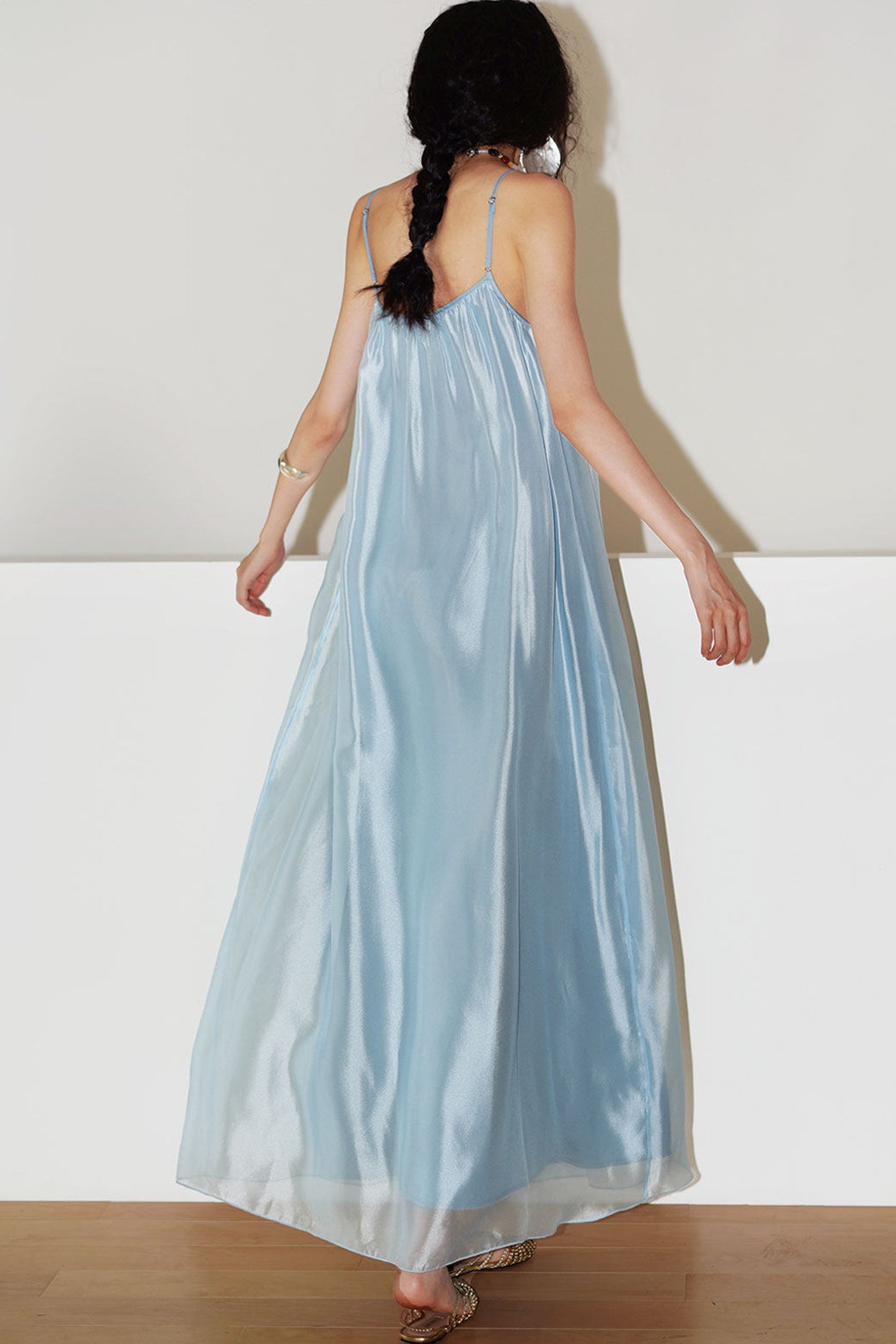 Pearlescent Gauze Dress Set
