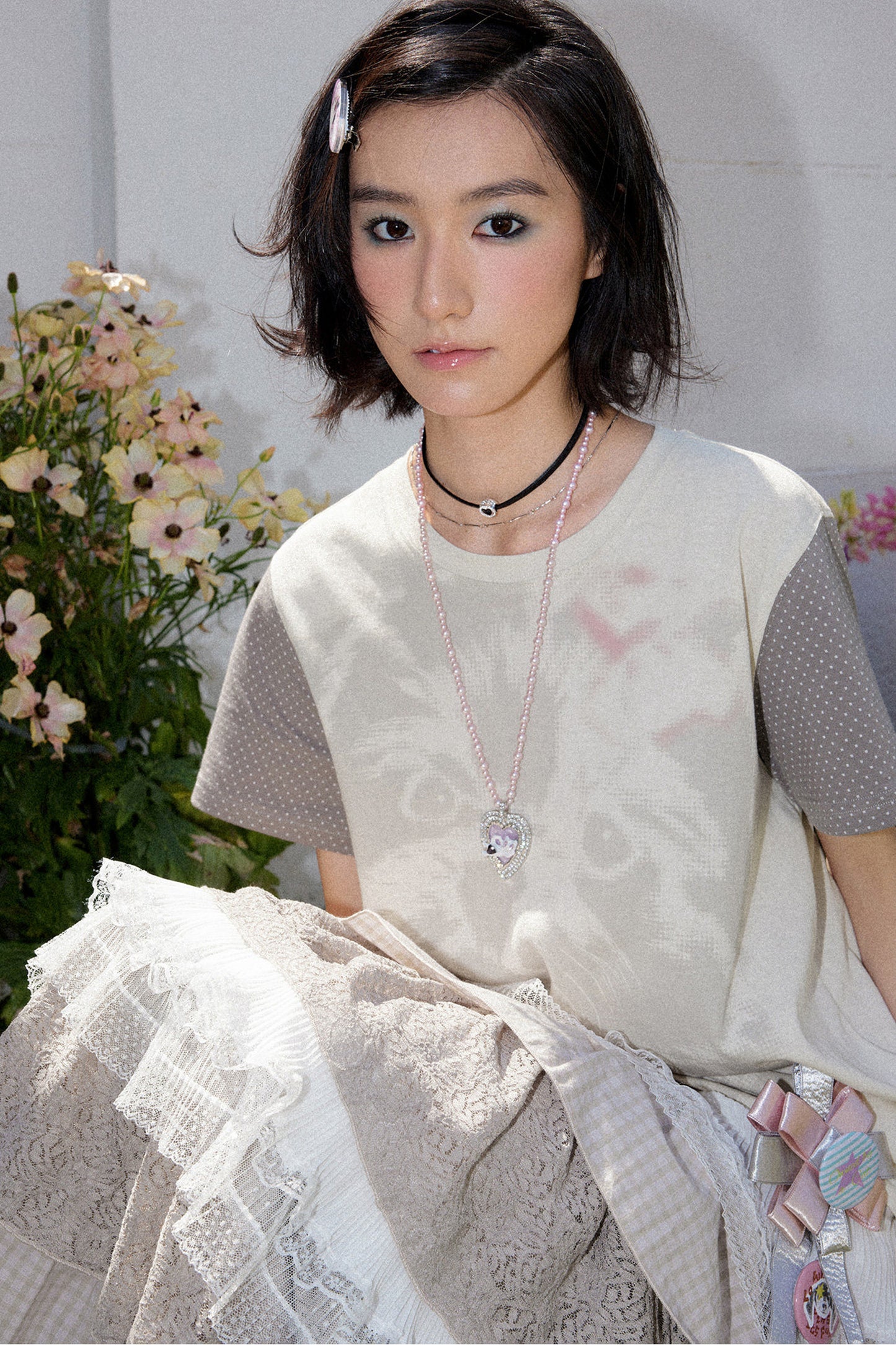 Soft Dream Polka Dot Blouse