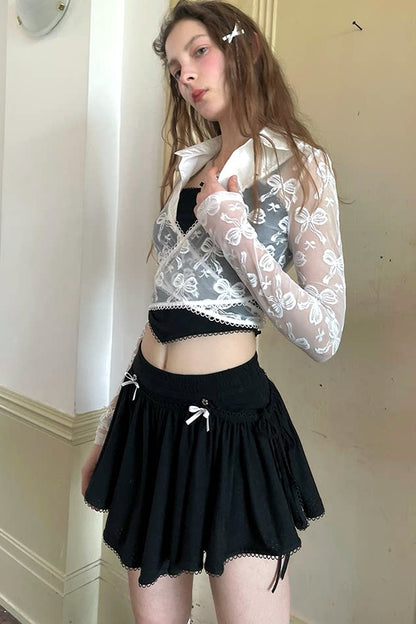 Angel's Tears Jacquard Ballet Top
