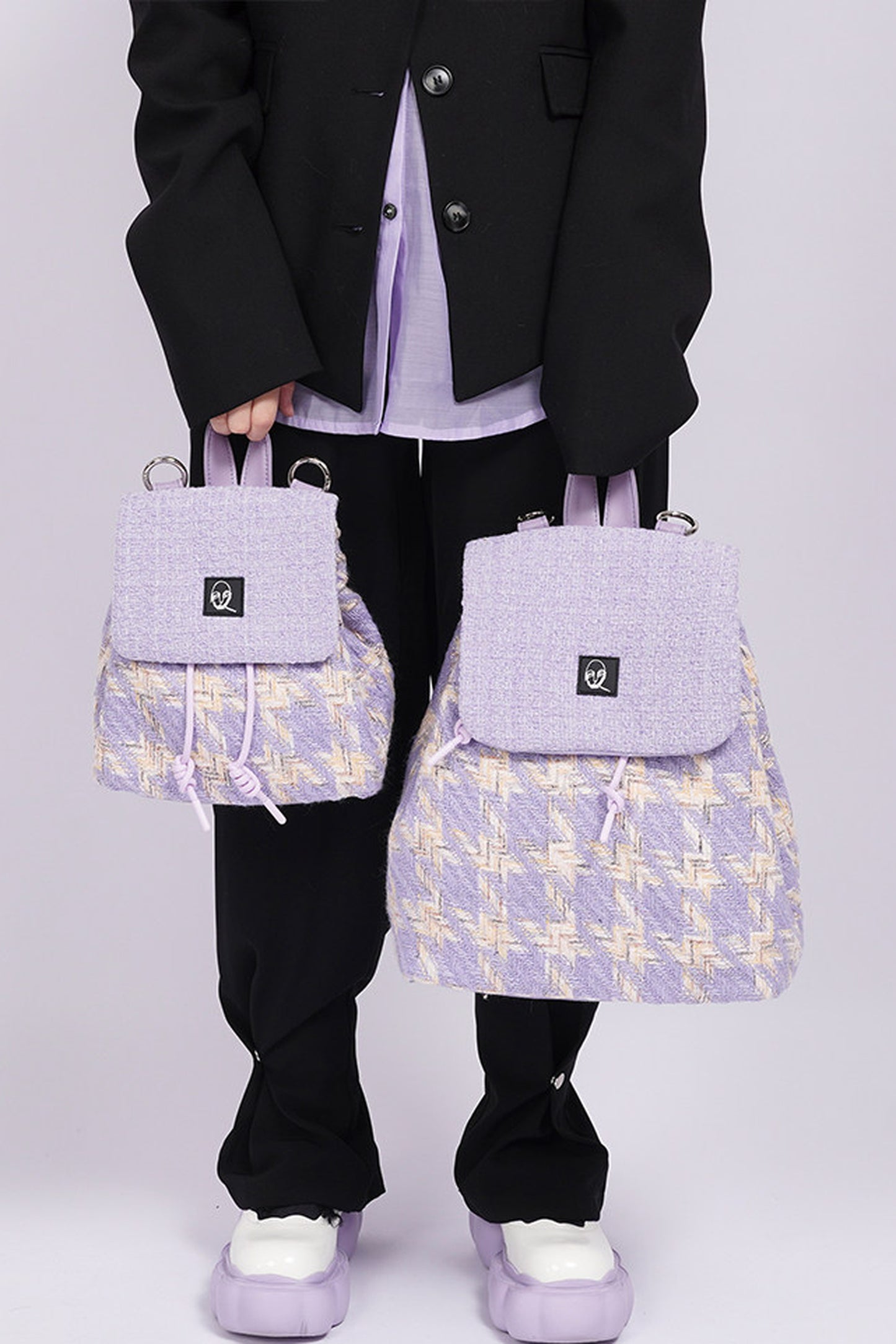 Y2K Furry Crossbody Backpack
