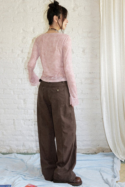 Vintage Straight Cargo Pants