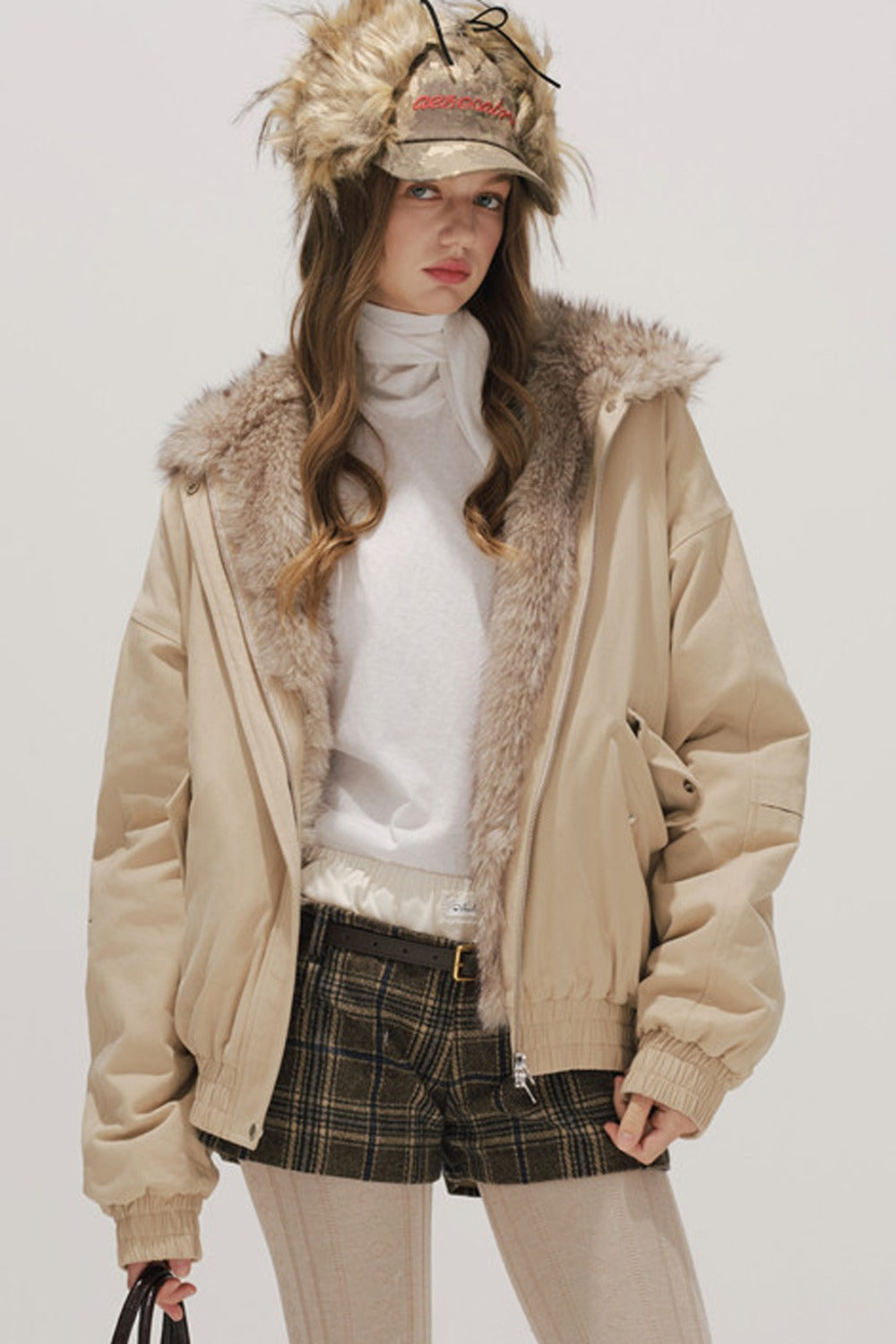 Workwear Cotton Padded Jacket and Shorts Set-Up