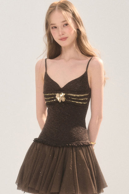 Sweet Floral Camisole Dress