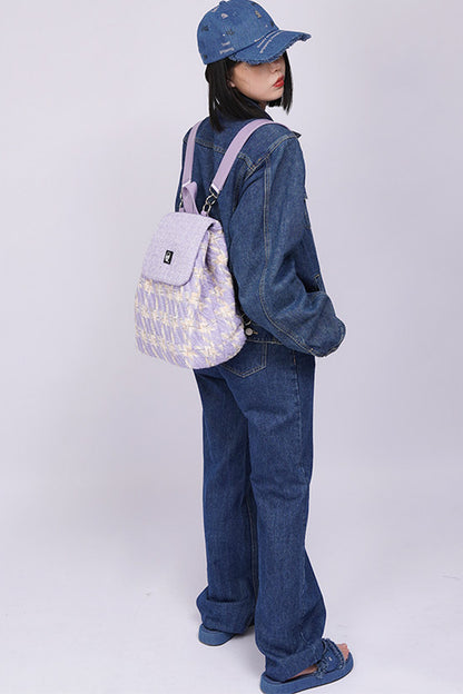Y2K Furry Crossbody Backpack