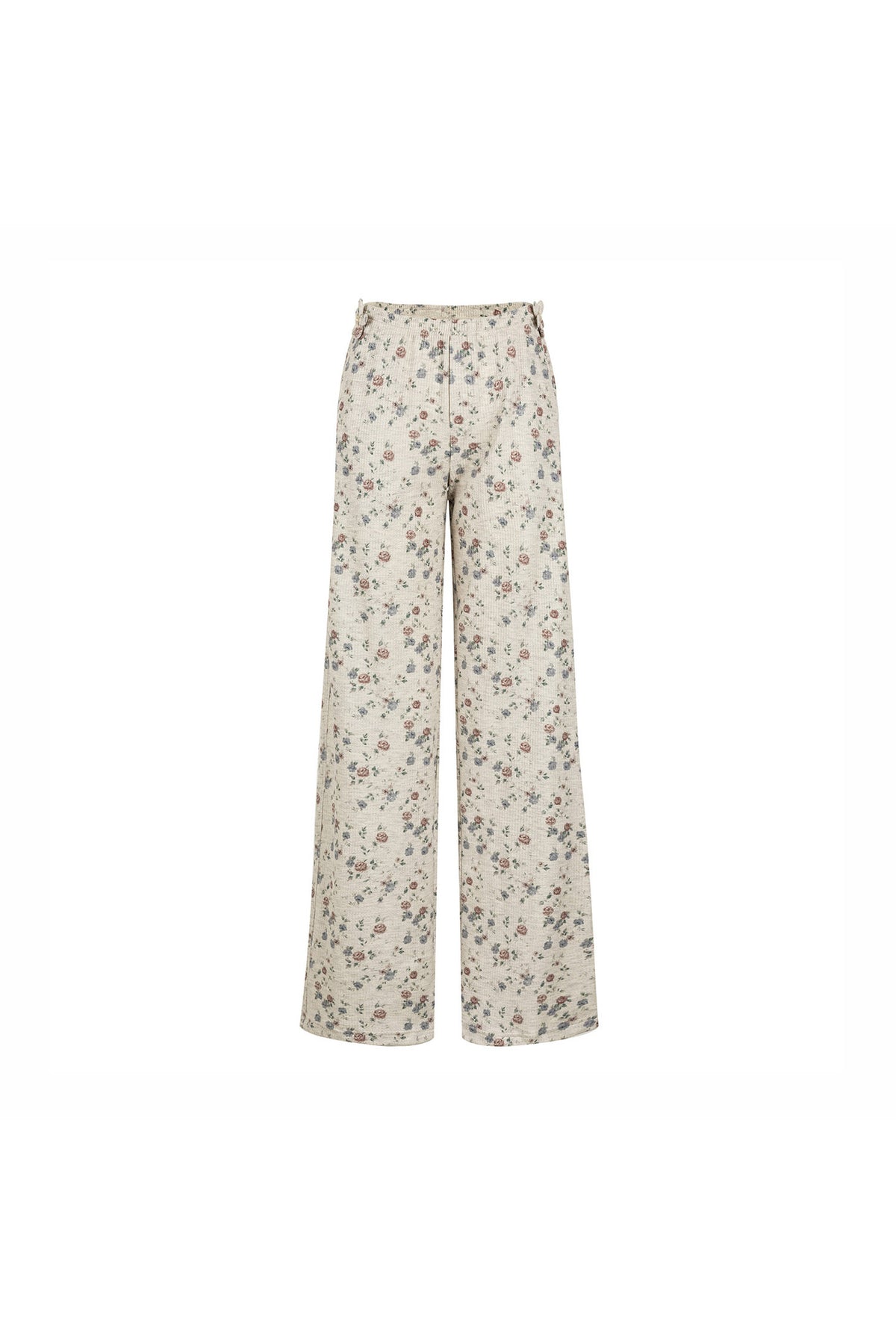 Floral Straight-Leg Pants