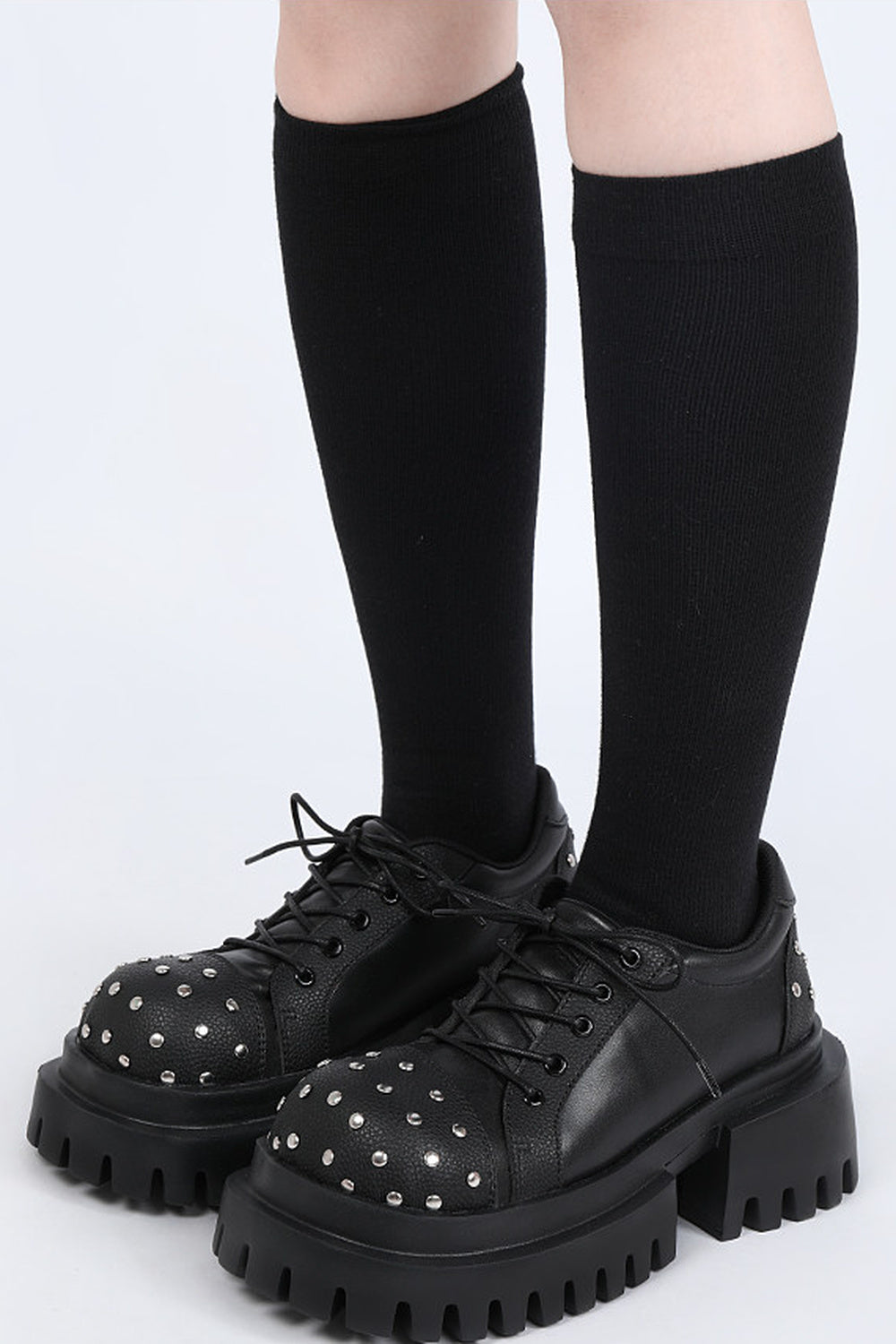 Rock Studded Platform Shoes