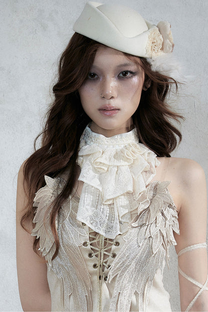 Baroque Lace Collar Scarf