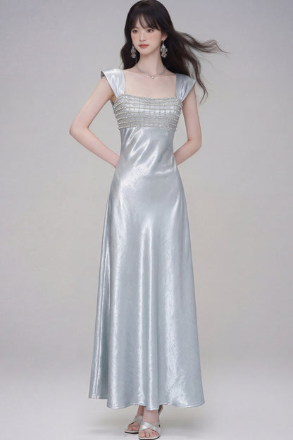 Moonlight Satin Evening Dress