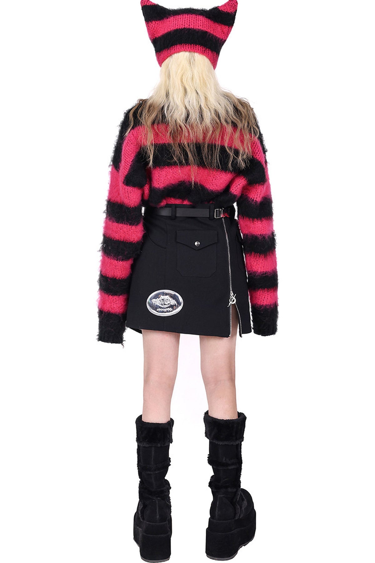 Y2K Rotating Buckle Skirt
