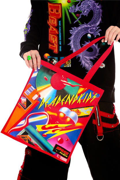 Colorful Canvas Shoulder Tote