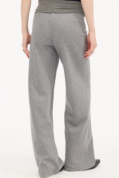 High-Waisted Slim Pants