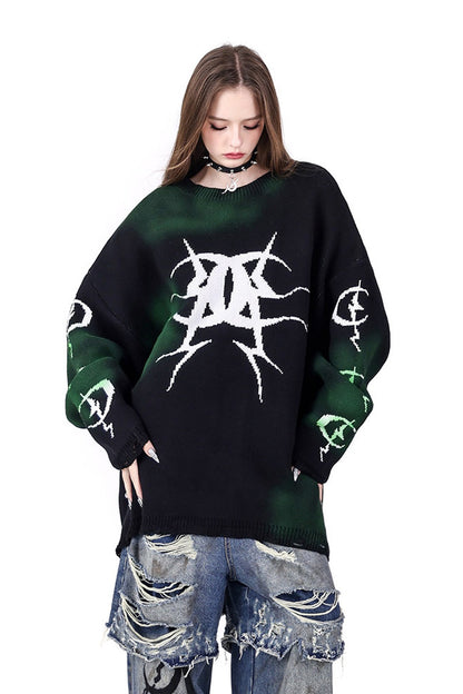Electric Moon Graffiti Blouse