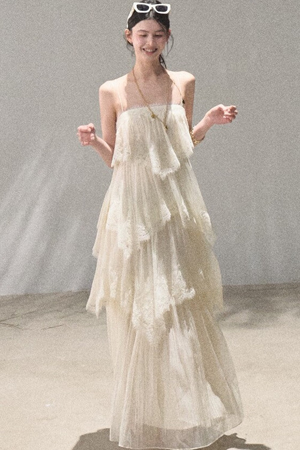Heartbeat Lace Tiered Dress Set-Up
