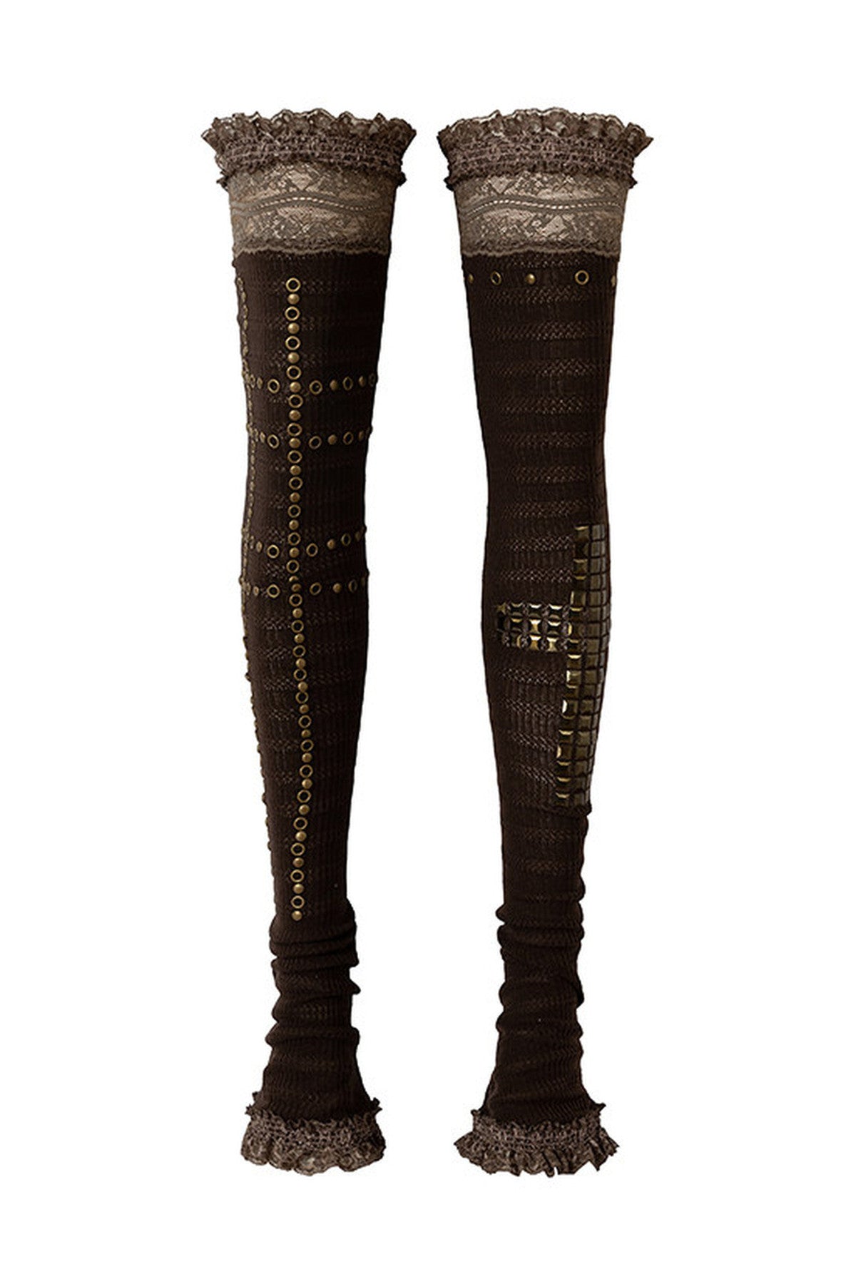 Stretchy Stacked Lace Leg Warmers