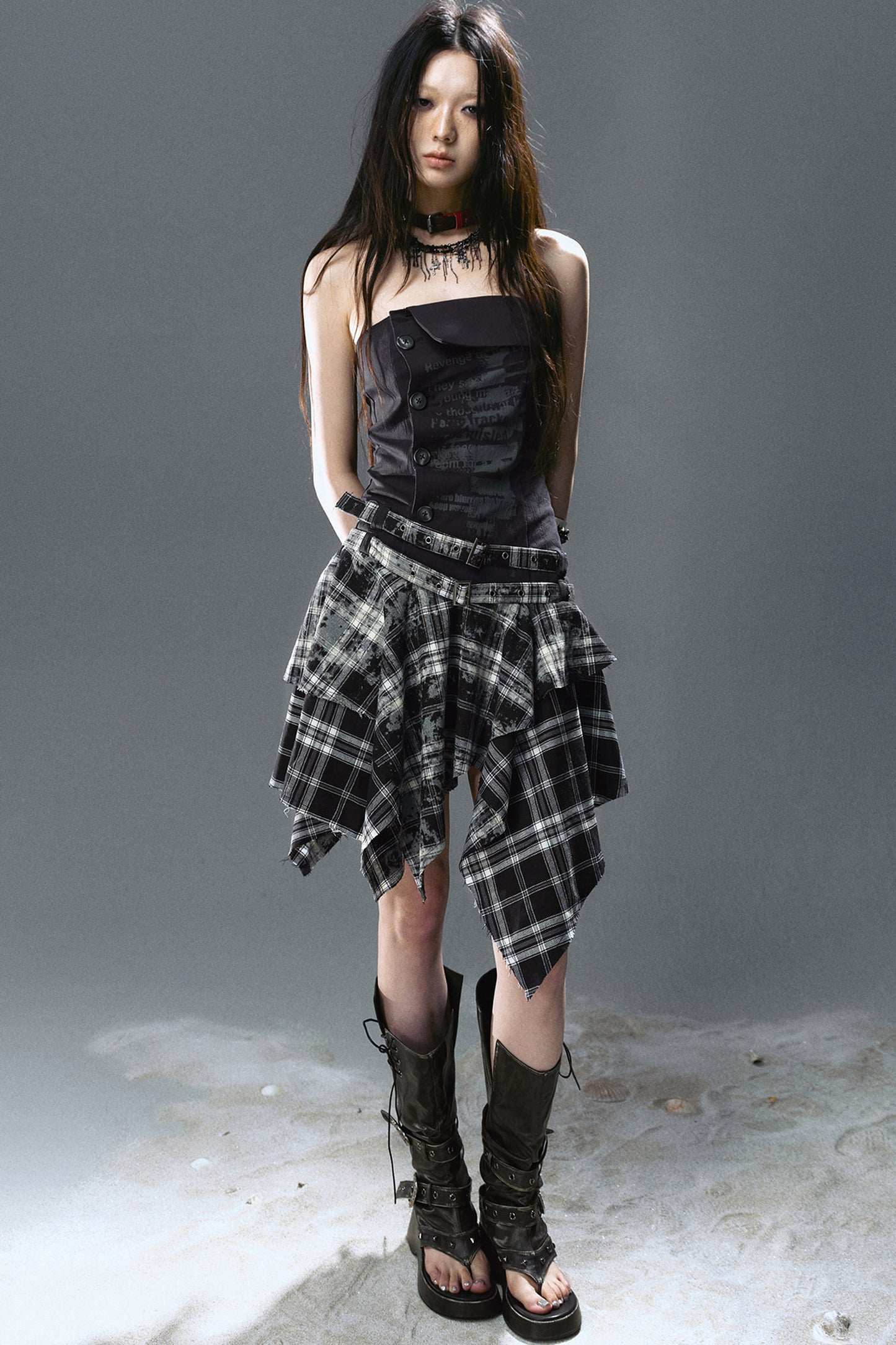 Sea Witch Patchwork Dress